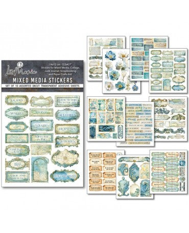 Pegatinas CIAOBELLA Set 10/Pkg Edge of the Ocean 1