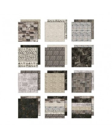 Colección 30x30 Tim Holtz Charcoal 2