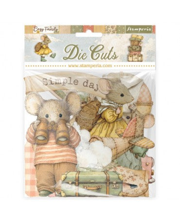 DIE CUTS STAMPERIA Cozy Family 1