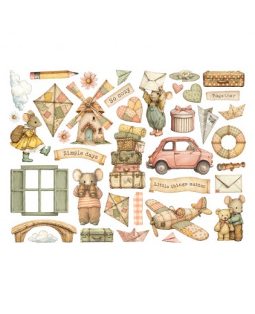 DIE CUTS STAMPERIA Cozy Family 2
