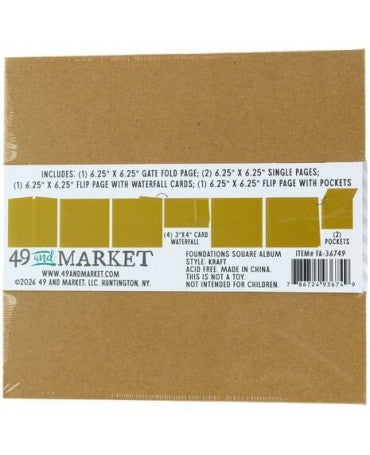 ALBUM 49 Market Foundations Square kraft 2