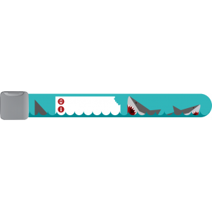 Tiburones pulsera identificativa infoband 1