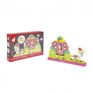 Puzzle vertical magnetico princesa janod 1