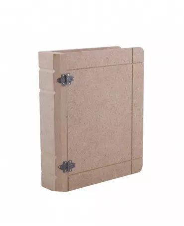Madera CAJA LIBRO 24.5X21X5.5 cm 1