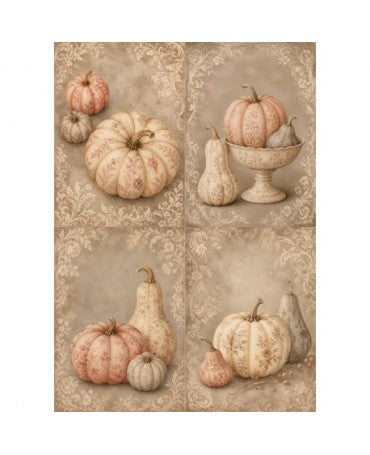 Papel Arroz SOFT A3 SPA6027 Calabazas 1