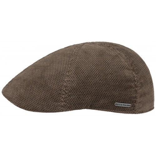 Gorra texas printed cord marron stetson 1