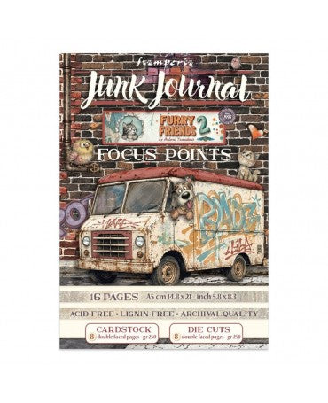 JUNK JOURNAL STAMPERIA A5 Furry Friends 2 1