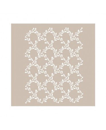 Stencil Cadence 21x30 AS414 textura FLORAL 1