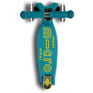 Patinete maxi-micro deluxe led plegable turquesa 2