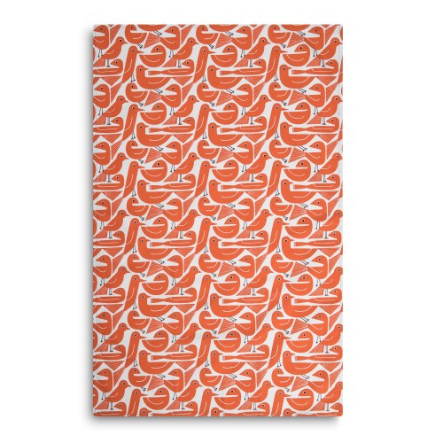 Graphic birds tea towel nicky james 1