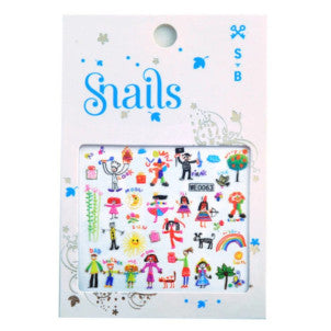 Adhesivos para uñas baby art snails 1