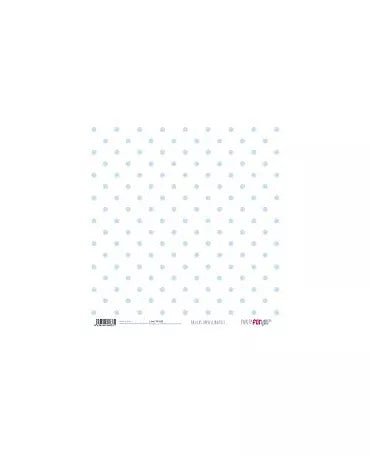 PAPEL SCRAP VICHY - LUNARES Azul Bebé 2