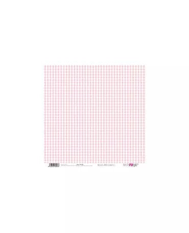 PAPEL SCRAP LUNARES - VICHY Rosa Bebé 1
