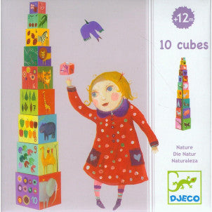 10 cubos natura y animales djeco 1