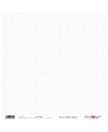PAPEL SCRAP PUNTOS MINI - RAYAS VERTICALES Rosa Bebé 1