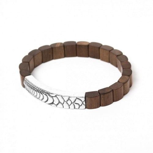 Pulsera hombre pattern nature bijoux 1