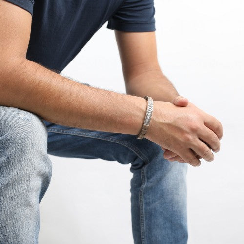 Pulsera hombre pattern nature bijoux 2