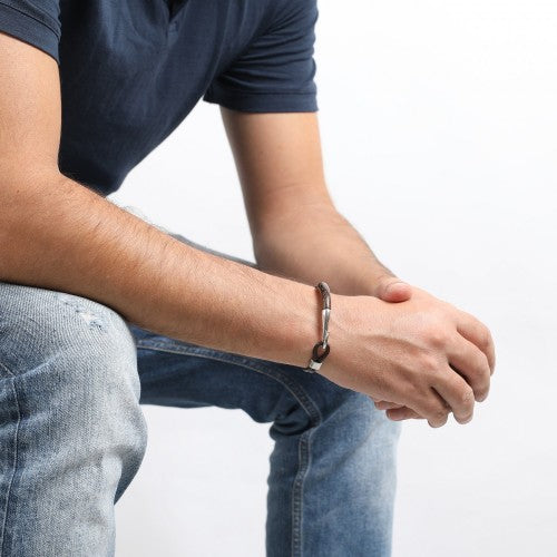 Pulsera hombre crochet nature bijoux 2