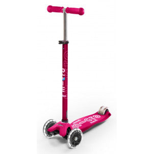 Patinete maxi-micro deluxe led rosa 1