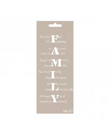 Stencils mix media Cadence 10x25 FAMILY 1