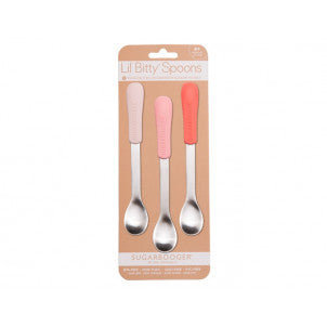 Pack 3 cucharas ac.inox. sweet pink sugarbooger 2