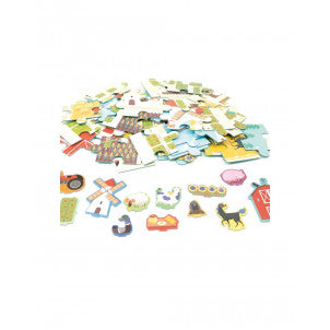 Puzzle escenario granja 42pzas miniwhale 2