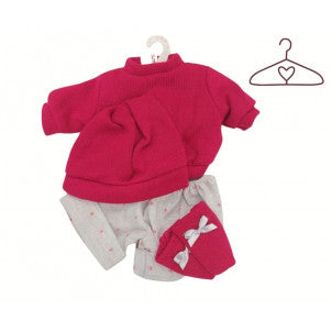 Ropita para muñecas rojo pantalon v-38 llorens 1