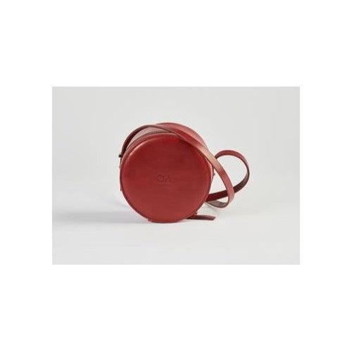 Bolso tubular mini guinda oa well-made 1