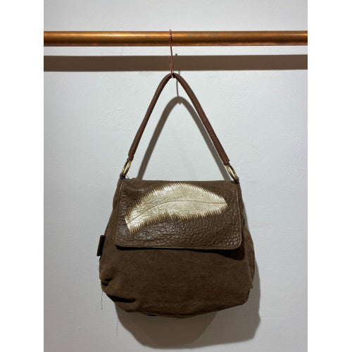 Bolso marron clara/rita flap oc&co 1