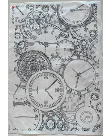 PAPEL ARROZ paperdesigns TIME 0004 1