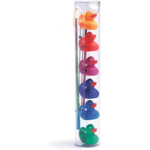Juego habilidad pesca-patos arco iris djeco 1