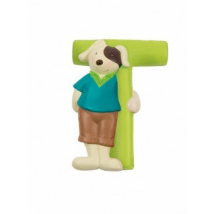 Letra de resina t perrito moulin roty 1