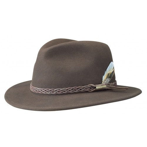 Sombrero traveller vitafelt marron stetson 1