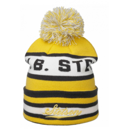 Gorro de lana beanie pompom stetson 1