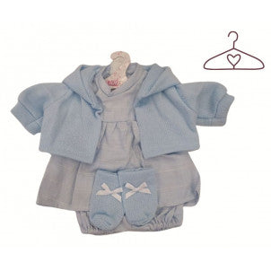 Ropita para muñecas azul lurex v-38 llorens 1