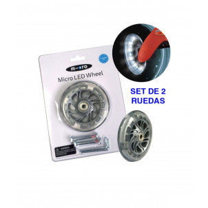 Rueda led mini-micro 120mm 1