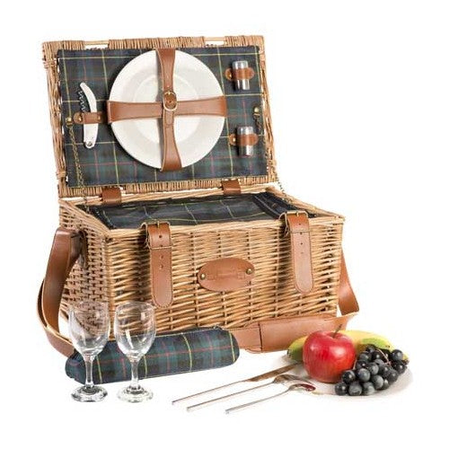 Cesta de picnic trianon vert 2 pax jardins comtesse 1