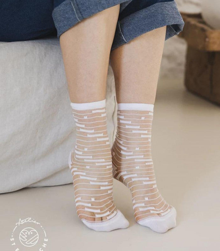 Calcetines shinjuku white st eustache 1