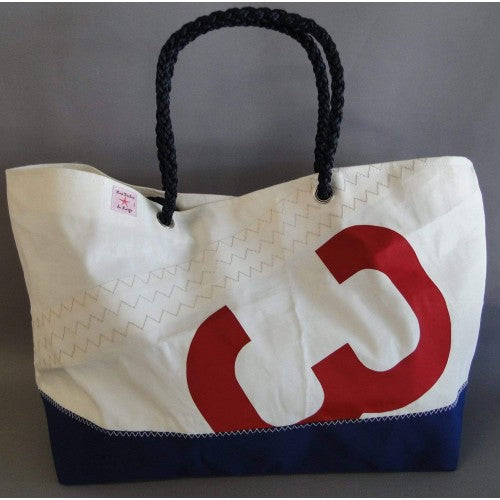 Bolso cabas grande navy navy les toiles du large 1