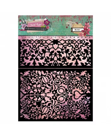 STENCIL Studio Light A4 Just lou botanical nº6 1