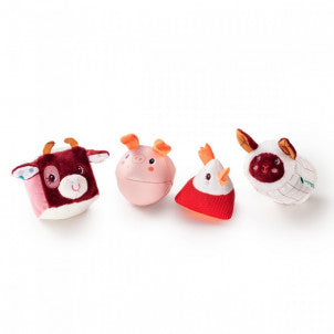 Juego de 4 figuras de la granja lilliputiens 1