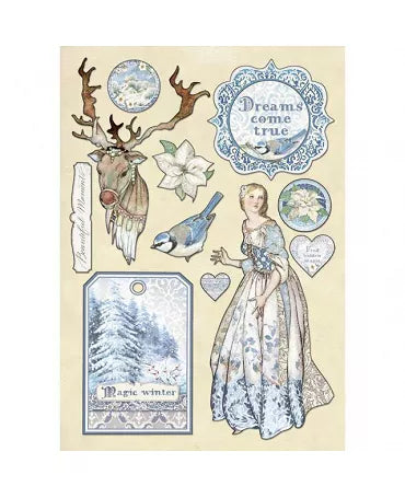 SILUETAS DE MADERA COLORES A5 Winter Tales Magic Winter 1