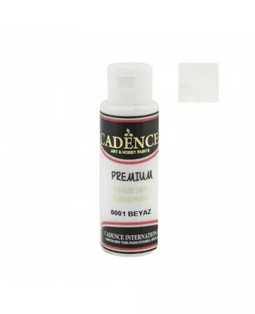 Pintura acrílica WHITE Cadence 70ml 1