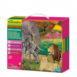 Thinking kits puzzle 3d safari 4m 1