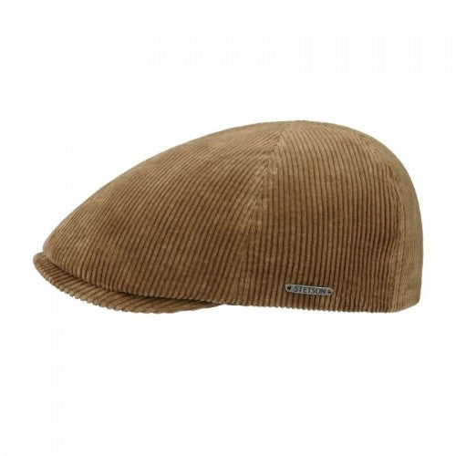 Gorra duck cap cord marron stetson 1