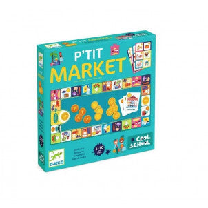 Juego cool scholl little market djeco 1