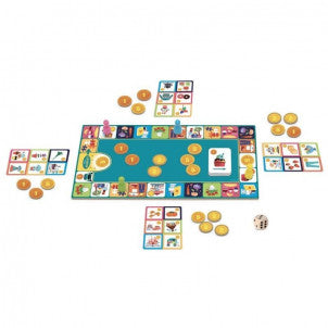 Juego cool scholl little market djeco 2