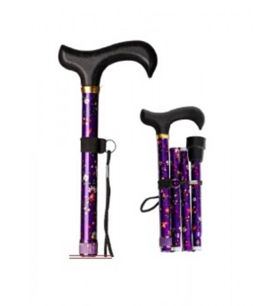 Bastón plegable de Mujer estampado flores 2