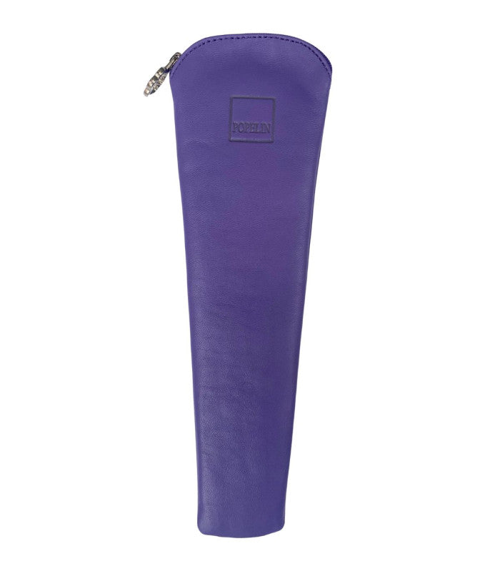 Funda abanico cremallera lila popelin 1