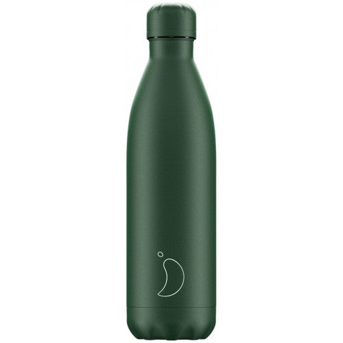 Botella inox. mate verde total 500ml chilly's 1